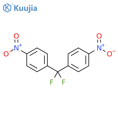 Benzene, 1,1'-(difluoromethylene)bis[4-nitro- structure