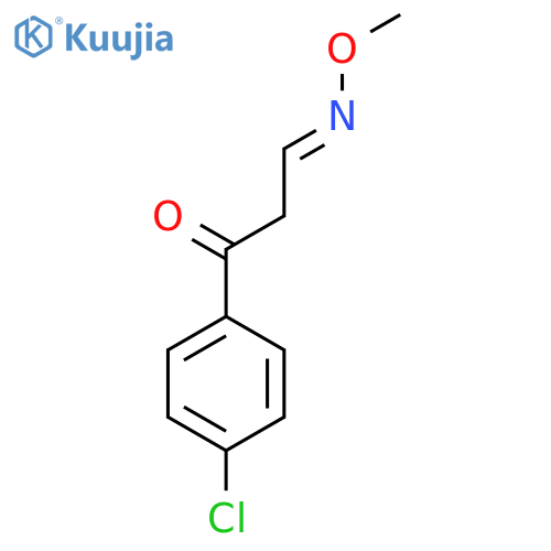 3-(4-Chlorophenyl)-3-oxopropanal O-methyloxime structure