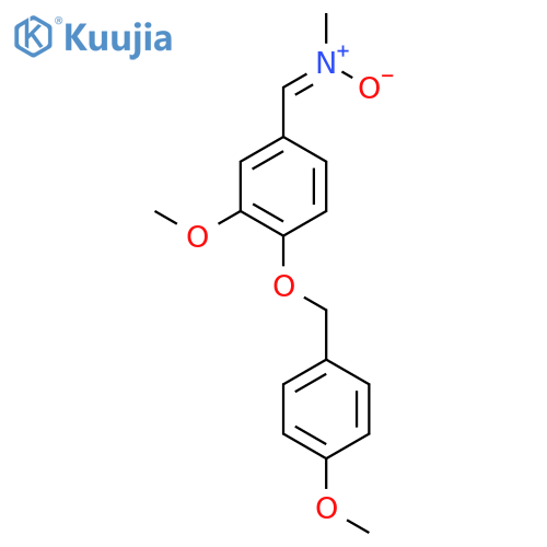 ((3-METHOXY-4-[(4-METHOXYBENZYL)OXY]PHENYL)METHYLENE)(METHYL)AMMONIUMOLATE structure