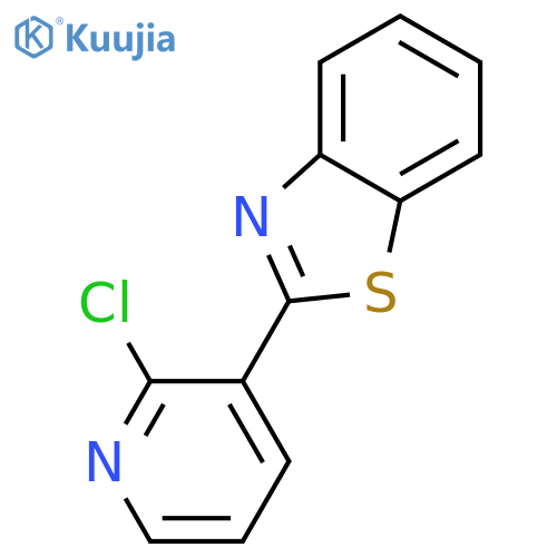 2-(2-Chloro-3-pyridinyl)-1,3-benzothiazole structure