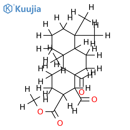methyl 8beta,14beta-dioxopodocarpan-13beta-oate structure