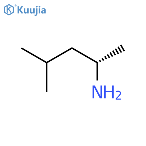(2S)-4-methylpentan-2-amine structure