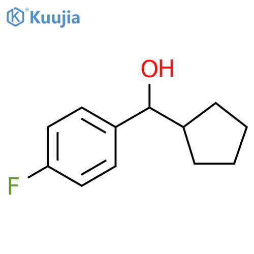 A-CYCLOPENTYL-4-FLUORO-BENZENEMETHANOL structure