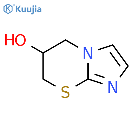 5H,6H,7H-imidazo2,1-b1,3thiazin-6-ol structure