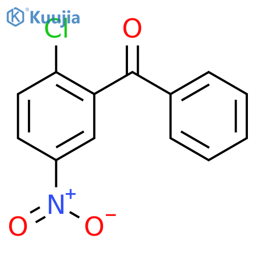 2-Chloro-5-nitrobenzophenone structure