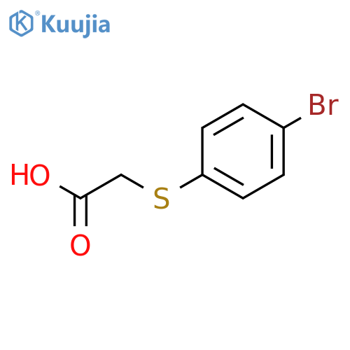 (4-Bromo-phenylsulfanyl)-acetic acid structure