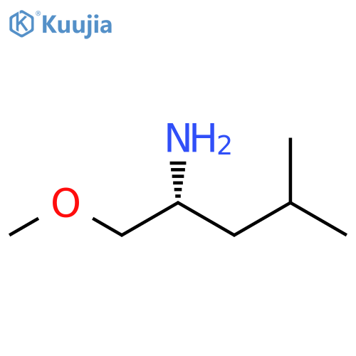 (R)-1-methoxy-4-methylpentan-2-amine structure
