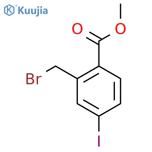 Methyl 2-(bromomethyl)-4-iodobenzoate structure