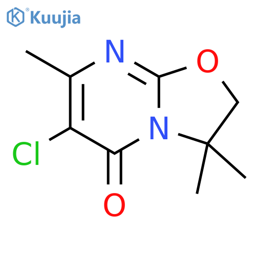 6-Chloro-2,2,7-trimethyl-2H-oxazolo3,2-apyrimidin-5(3H)-one structure