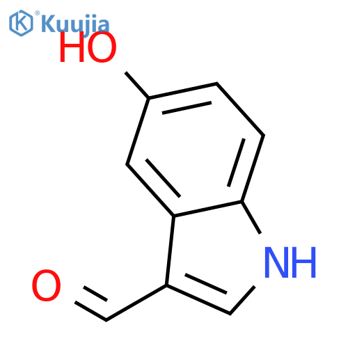 5-Hydroxy-1H-indole-3-carbaldehyde structure