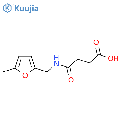 4-{[(5-Methylfuran-2-yl)methyl]amino}-4-oxobutanoic acid structure