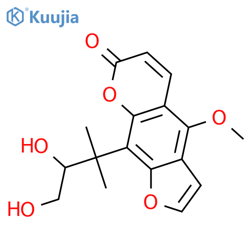 9-(2,3-Dihydroxy-1,1-dimethylpropyl)-4-methoxy-7H-furo[3,2-g][1]benzopyran-7-one structure