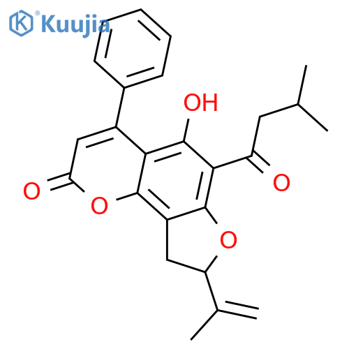 Mammea A/AA cyclo F; 3''-Deoxy, 3'',4''-didehydro structure