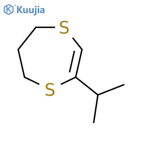 2-Isopropyl-6,7-dihydro-5H-1,4-dithiepine structure