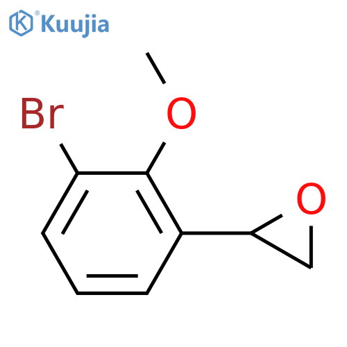 2-(3-Bromo-2-methoxyphenyl)oxirane structure
