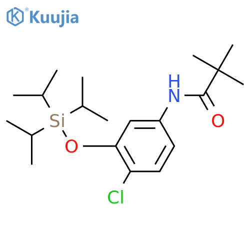 N-4-Chloro-3-(triisopropylsilyloxy)phenyl-2,2-dimethylpropanamide structure