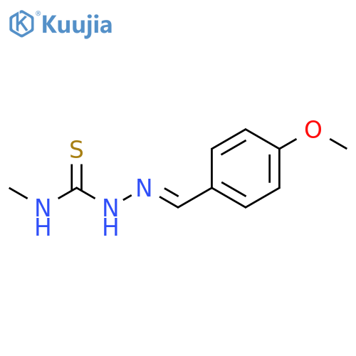 (2E)-2-(4-Methoxyphenyl)methylene-N-methylhydrazinecarbothioamide structure