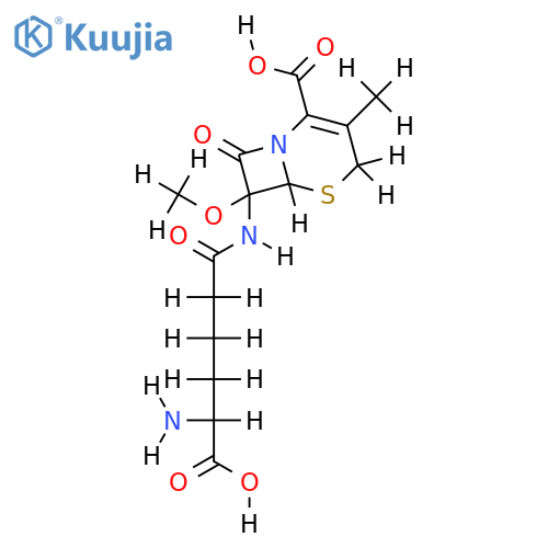 7-Methoxydeacetoxycephalosporin C structure