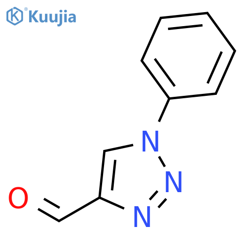 1-Phenyl-1H-1,2,3-triazole-4-carbaldehyde structure