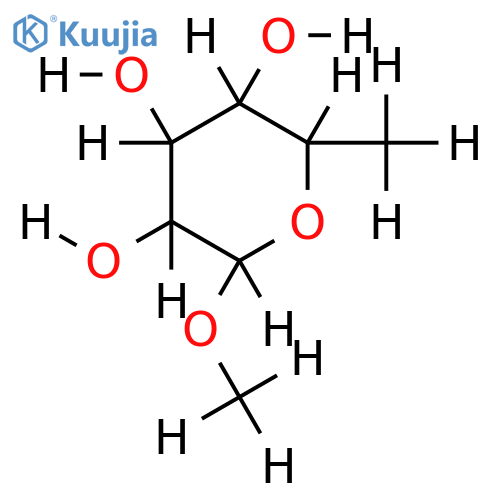 methyl 6-deoxy-beta-L-altropyranoside structure