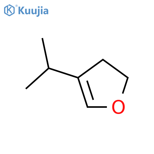 4-(propan-2-yl)-2,3-dihydrofuran structure