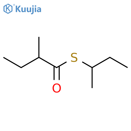 Butanethioic acid,2-methyl-, S-(1-methylpropyl) ester structure