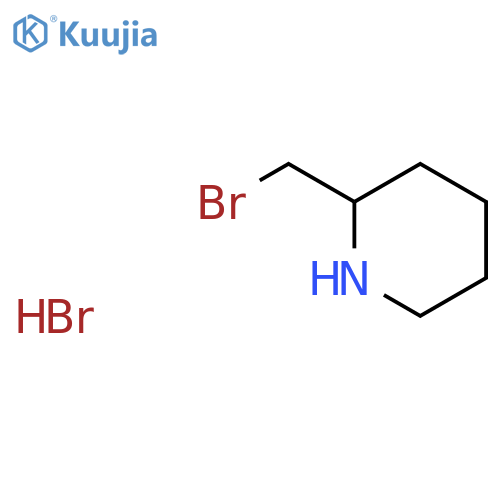 2-(Bromomethyl)piperidine hydrobromide structure