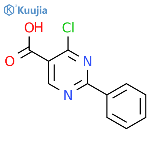 4-chloro-2-phenylpyrimidine-5-carboxylic acid structure