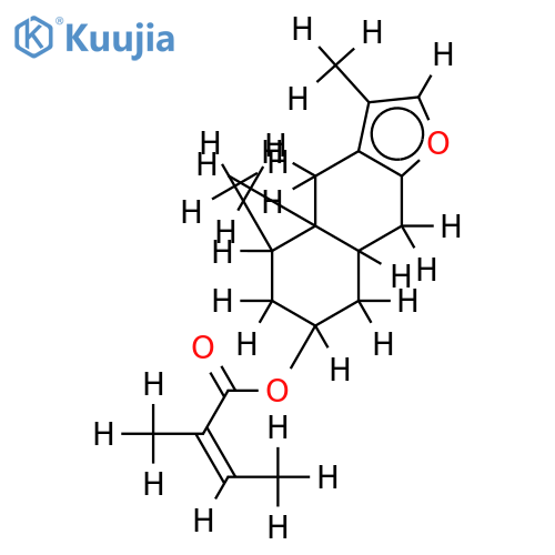 2beta-angeloyloxy-10beta-H-furanoeremophilane structure