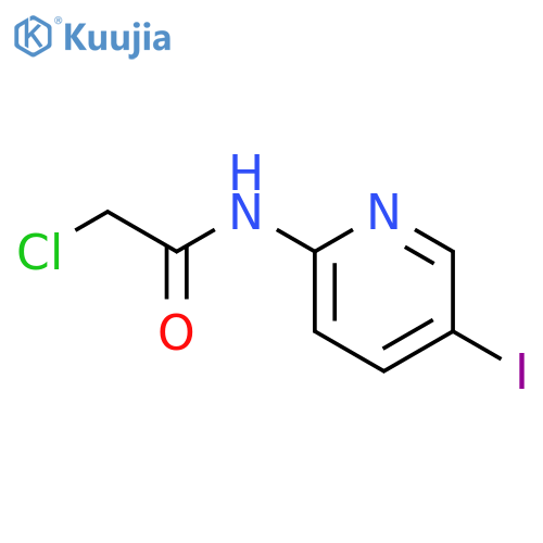 2-Chloro-N-(5-iodo-2-pyridinyl)acetamide structure