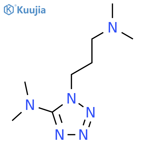 N-{1-[3-(dimethylamino)propyl]-1H-1,2,3,4-tetraazol-5-yl}-N,N-dimethylamine structure