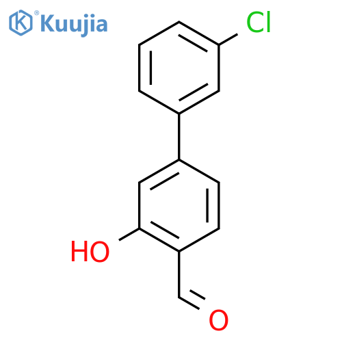 5-(3-Chlorophenyl)-2-formylphenol structure
