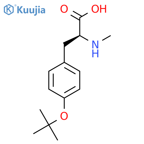(2S)-2-(Methylamino)-3-[4-[(2-methylpropan-2-yl)oxy]phenyl]propanoic acid structure
