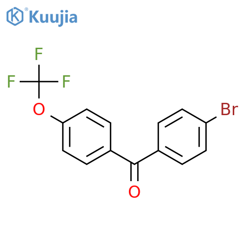 Methanone,(4-bromophenyl)[4-(trifluoromethoxy)phenyl]- structure