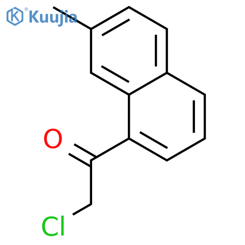 Ethanone,2-chloro-1-(7-methyl-1-naphthalenyl)- structure