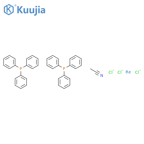 Rhenium,(acetonitrile)trichlorobis(triphenylphosphine)- structure