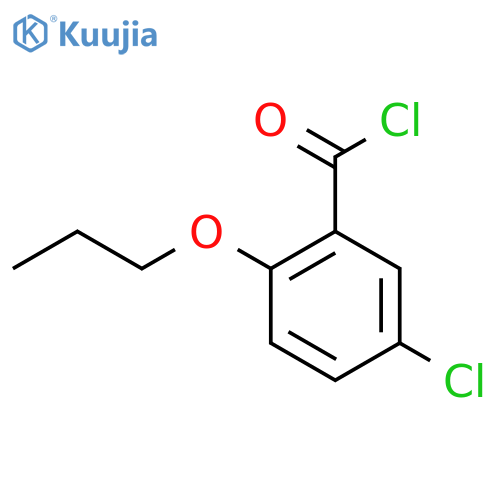 5-Chloro-2-propoxybenzoyl chloride structure