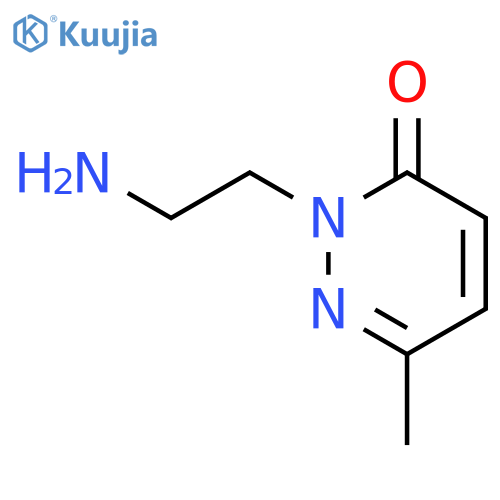2-(2-aminoethyl)-6-methyl-2,3-dihydropyridazin-3-one structure