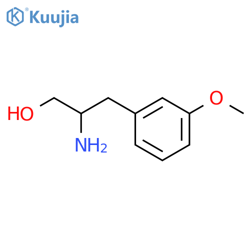 2-Amino-3-(3-methoxyphenyl)propan-1-ol structure