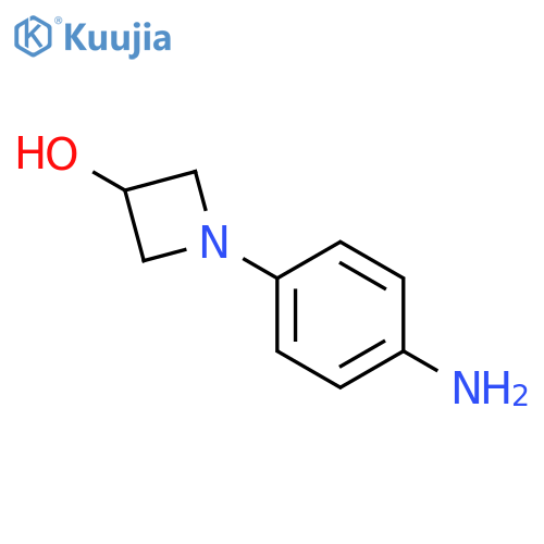 1-(4-aminophenyl)azetidin-3-ol structure