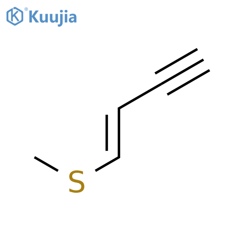 4-methylthio-3-buten-1-yne structure