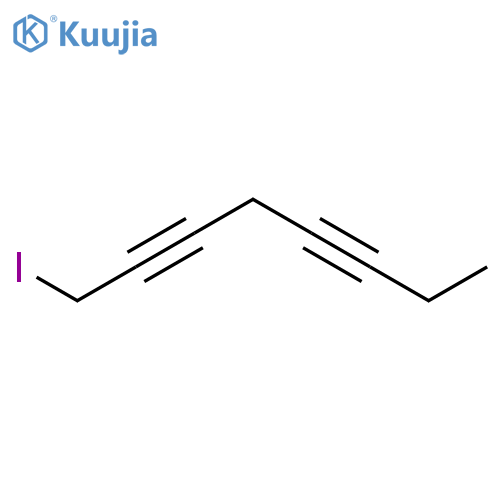 2,5-Octadiyne, 1-iodo- structure