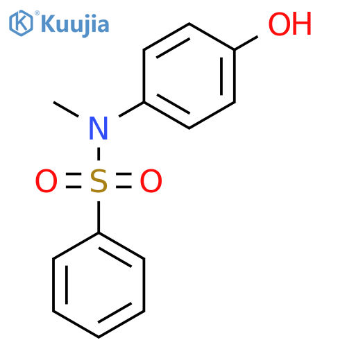N-(4-Hydroxyphenyl)-N-methylbenzenesulfonamide structure