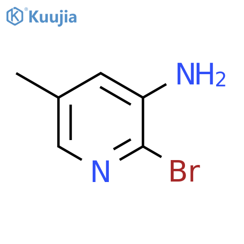 2-Bromo-5-methylpyridin-3-amine structure