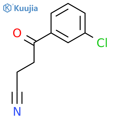 4-(3-chlorophenyl)-4-oxobutanenitrile structure
