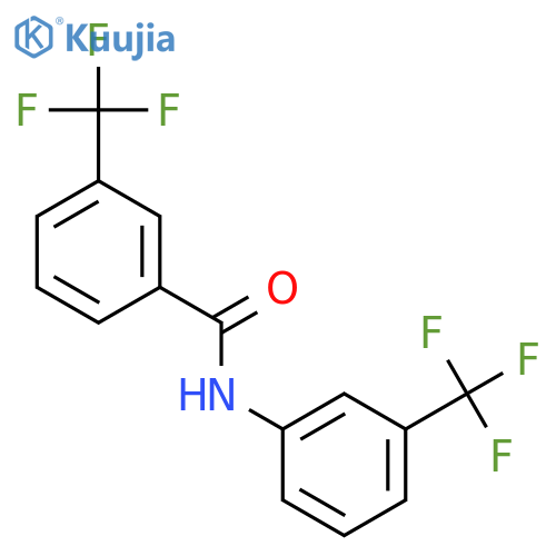 3-(trifluoromethyl)-N-[3-(trifluoromethyl)phenyl]benzamide structure