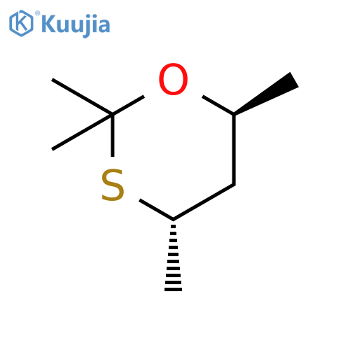 1,3-oxathiane,2,2,4,6-tetramethyl,trans- structure