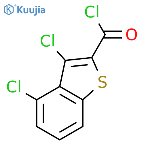 3,4-Dichloro-1-benzothiophene-2-carbonyl chloride structure