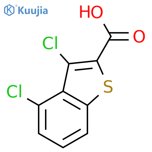 3,4-Dichloro-1-benzothiophene-2-carboxylic Acid structure