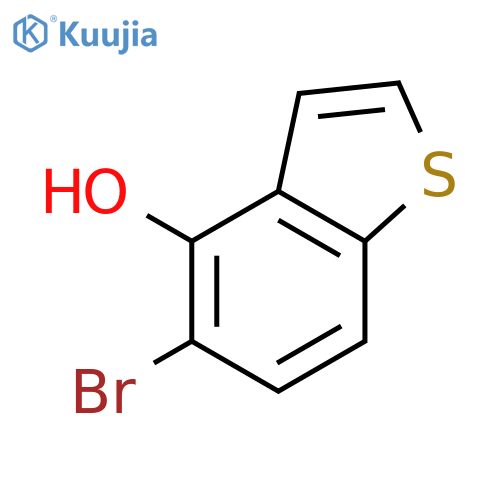 Benzo[b]thiophene-4-ol,5-bromo- structure